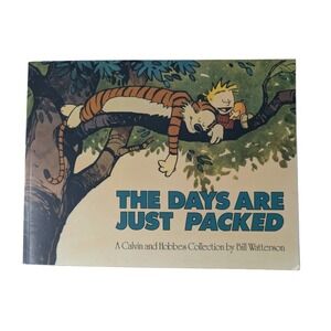 Days Are Just Packed Calvin and Hobbes Book by Bill Watterson